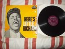 LITTLE RICHARD-HERE'S LITTLE RICHARD 1957 1ST PRESS LONDON LP GLOSS RED REAR