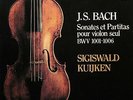 Harmonia Mundi KUIJKEN BACH Sonatas & Partitas 3 LPs BOX Orig 1st  NM