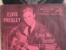 Elvis Presley - Love Me Tender / Anyway You Want Me - RARER USA 45 +DARK PINK PS