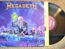 MEGADETH Rust In Peace w/inner RECORD LP VG++