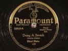 78 RPM  Blind Blake, Paramount 12810, EE+  blues