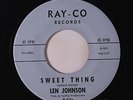 LEN JOHNSON: Sweet Thing / One Day 45 Soul