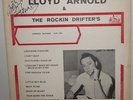 Lloyd Arnold and the Rockin Drifters  LP (Arnold Records) cover autographed