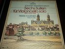 BACH SIX SUITES FOR SOLO CELLO - FOURNIER - BOX 3 LP ARCHIV STEREO 2710 005 NM/M