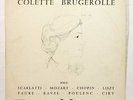 COLETTE BRUGEROLLE - MOZART CHOPIN LISZT FAURE RAVEL piano PRIVATE LP EX++
