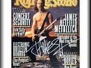 METALLICA - JAMES HETFIELD - ROCK LEGEND - ORIGINAL HAND SIGNED AUTOGRAPH