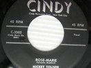 MICKEY TOLIVER & THE CAPITOLS doo-wop 45 on CINDY Rose Marie / Millie e5 HEAR