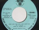 BLACK EARTH PLUS How Can You Say You Love Me 45 on Calgar Rare 70s Soul Funk M-