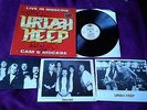 URIAH HEEP  live in moscow  1988- RARE UK FIRST  PRESS- LEGACY + 3 PHOTOS - EX++
