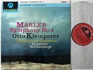 SAX 2441 MAHLER SYMPHONY No.4. KLEMPERER, SCHWARZKOPF. RED SEMICIRCLE LABEL.