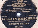 Giuseppe DE LUCA - Ballo in Maschera: Eri tu che macchiavi quell' anima