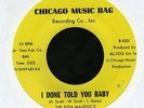 Soul Majestics - Missing You / I Done Told You Baby Chicago music bag
