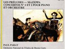 LISZT Les Preludes CONCERTOS 1&2 Mazeppa PAUL PARAY Nikita Magaloff SERGE BAUDO