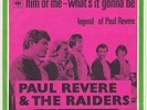 PAUL REVERE & THE RAIDERS Him Or Me RARE Denmark Norway 45 US GARAGE psych HEAR