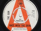 GUN Race With The Devil RARE *M-* UK demo 45 promo PSYCH prog mod Sunshine HEAR