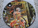 IRON MAIDEN LP VINYL PICTURE DISC SOMEWHERE IN TIME ORIGINAL 1986 EMI kiss
