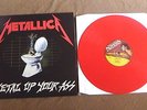 Rare Metallica Metal Up Your Ass Red Vinyl Made in France EX/EX Unreleased LP