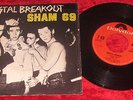 SHAM 69 Borstal Breakout 78 HOL ONLY PS 45 PUNK HYPER RARE KBD SEX PISTOLS