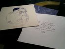 KAREN O DRAWINGS BOOK + CRUSH SONGS BLUE VINYL LP THE YEAH YEAH YEAHS N.MINT