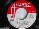 KING CRIMSON The Night Watch 1974  MINT WLP PROMO 45 ORIGINAL SLEEVE MONO/STEREO