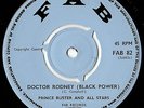 Prince Buster And All Stars - Doctor Rodney (Black Power) / Taxation - 1968 FAB