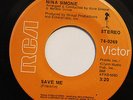NINA SIMONE-SAVE ME /TO BE YOUNG GIFTED & BLACK-FUNK 45 on RCA VICTOR  NM