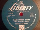 Eddie Cochran : Sittin' In The Balcony / Dark Lonely Street. US Liberty 78rpm