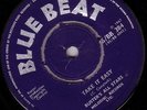 HOPETON LEWIS/SKINHEAD REGGAE/BLUE BEAT 45/TAKE IT EASY - WHY MUST I CRY..EX