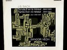 Bach Sonate et partita 2 Sandor Vegh Valois MB 825 LP VG+/+, CV EX