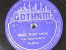 Hear  Gospel 78 Blue Ridge Quartet - Read That Book / Paradise Is Waiting On Got