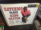 Louis Armstrong SATCHMO Plays King Oliver vinyl LP AF MONO 1960