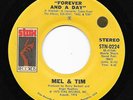 Crossover Soul 45 MEL & TIM Forever & A Day/That's The Way I Want To Live My