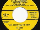 Mod Latin Mambo Popcorn 45 JOE LOCO Why Don't You Do Right/Kismet HEAR Tico