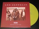 LED ZEPPELIN BBC Sessions LP 1st Pressing Rare YELLOW SWIRL Page No TMOQ NEW
