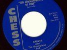 HARVEY & THE MOONGLOWS - TEN COMMANDMENTS OF LOVE / MEAN OLD BLUES - CHESS 45RPM