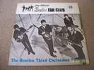 THE BEATLES The Official Beatles Fan Club Third Christmas Record  1965 FLEXI  NM