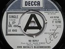 RARE UK DECCA DEMO John Mayall's Bluesbreakers She's Too Young 7