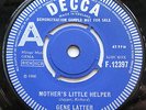 RARE UK DECCA DEMO Gene Latter Mother's Little Helper UK 7