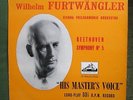 FURTWANGLER - BEETHOVEN Symphony No.5 UK HMV ALP 1195 red & gold