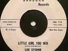 Rare Northern Soul 45 Lee Stone on Sandura Little Girl You Win R&B
