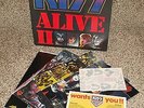 KISS ALIVE II DJ PROMO DEMO LP RECORD ALBUM SET UNUSED INSERTS UNPLAYED RARE