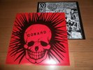 GASMASK / COWARD split LP vinyl GISM GAUZE CRUST WAR