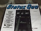 status quo 1995 poster and and autographs