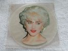 MADONNA INTERVIEW 7S SHAPED - UNCUT  PICTURE DISC COLLECTOR'S EDITION RECORD
