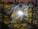 IRON MAIDEN Piece of Mind FULLY SIGNED - LP Bruce Dickinson Murray AUTOGRAPH