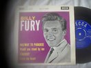 BILLY FURY / HALFWAY TO PARADISE / EXTENDED PLAY SINGLE  EX