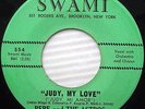 PEPE & the ASTROS Judy My Love / Now Ain't That A Shame ORIGINAL doo-wop 45 e222
