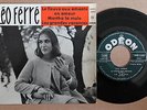 LEO FERRE LE FLEUVE AUX AMANTS Rare French EP ODEON  BIEM EX