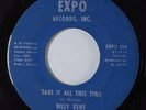 Northern Soul 45 BILLY KENT Take It All This Time EXPO HEAR