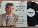 SIBELIUS, SYMPHONY No. 2, HERBERT VON KARAJAN, STEREO, COLUMBIA RECORDS